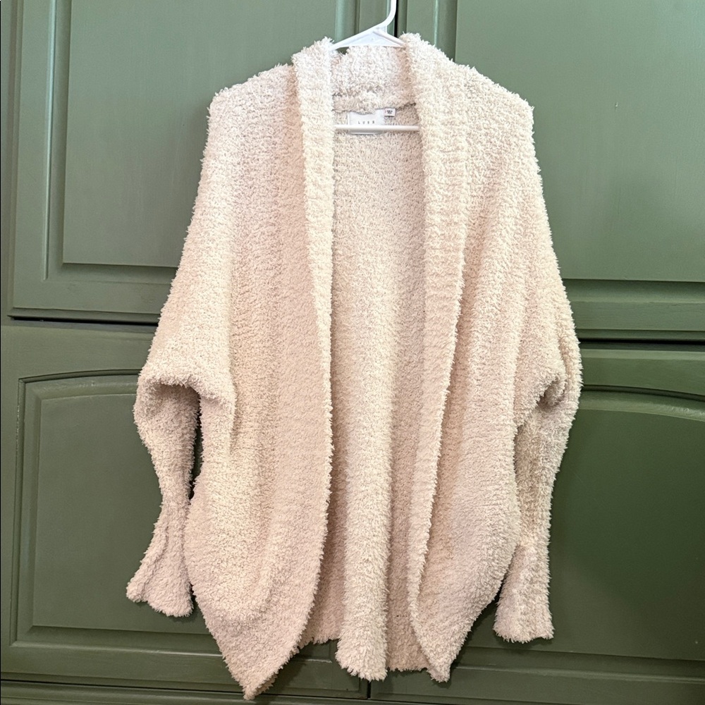 Lush Cozy Cream Women's Cardigan